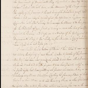 a page of handwritten text