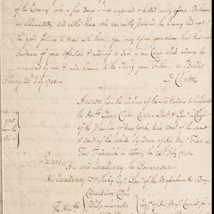 a page of handwritten text