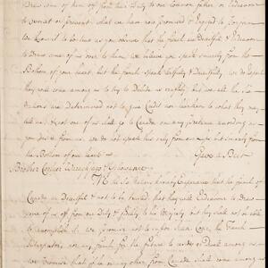 a page of handwritten text