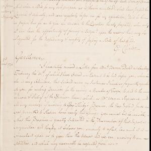 a page of handwritten text