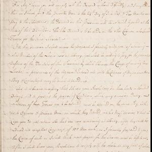 a page of handwritten text