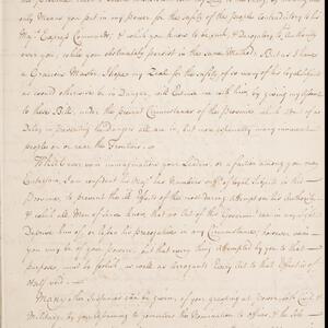 a page of handwritten text