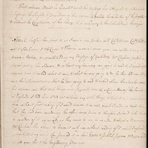 a page of handwritten text