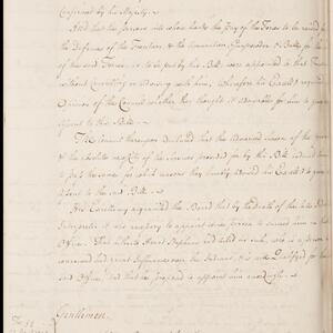 a page of handwritten text