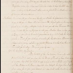 a page of handwritten text