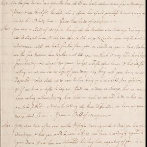 a page of handwritten text