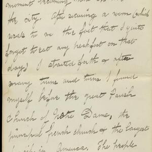 a page of handwritten text