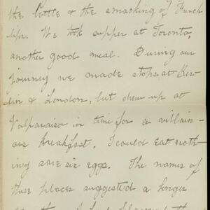 a page of handwritten text