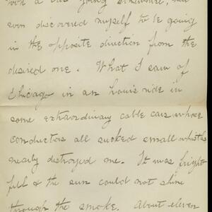 a page of handwritten text