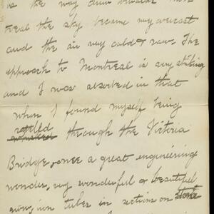 a page of handwritten text