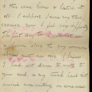 a page of handwritten text