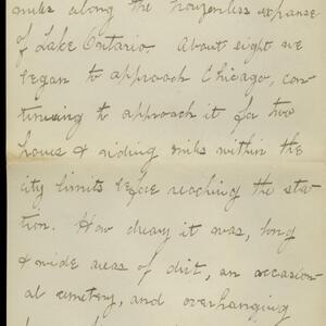 a page of handwritten text