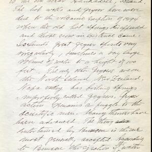 a page of handwritten text