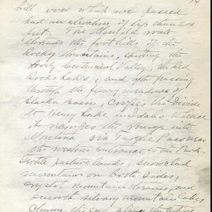 a page of handwritten text