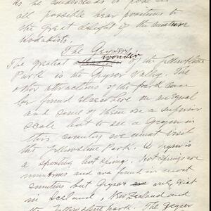 a page of handwritten text