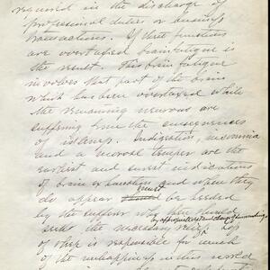 a page of handwritten text