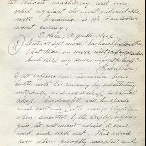 a page of handwritten text