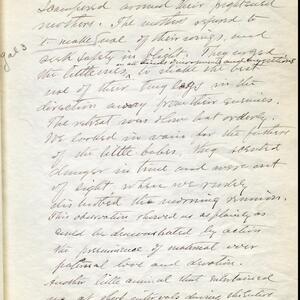 a page of handwritten text