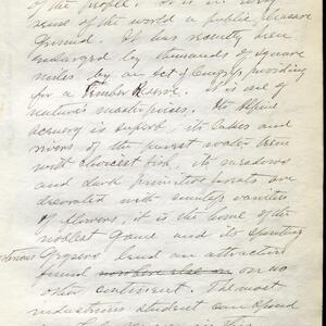 a page of handwritten text