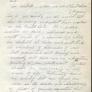 a page of handwritten text