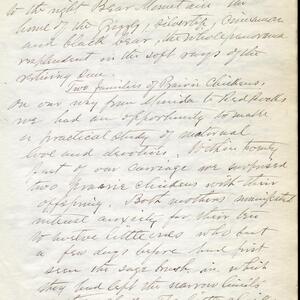 a page of handwritten text