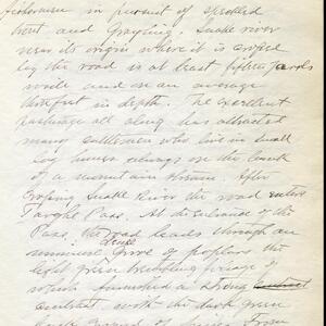 a page of handwritten text