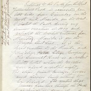 a page of handwritten text