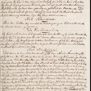 a page of handwritten text