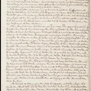 a page of handwritten text