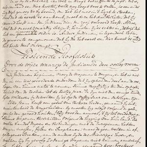 a page of handwritten text