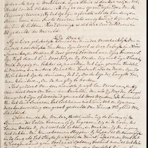 a page of handwritten text