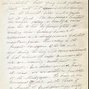 a page of handwritten text