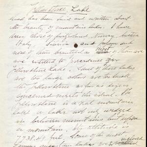 a page of handwritten text