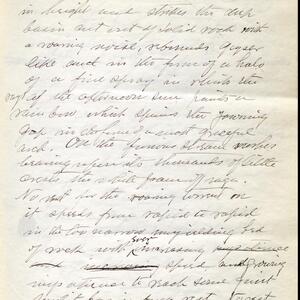 a page of handwritten text