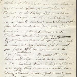 a page of handwritten text