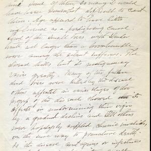 a page of handwritten text