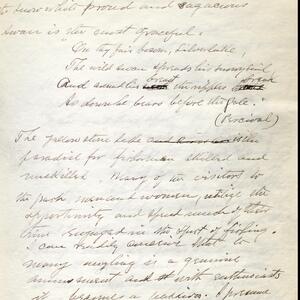 a page of handwritten text