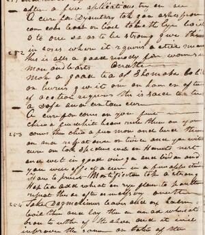 a page of handwritten text