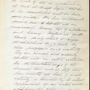 a page of handwritten text