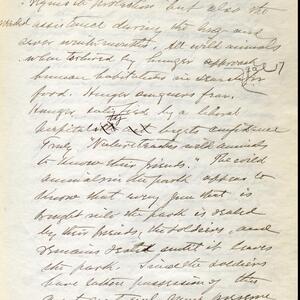 a page of handwritten text