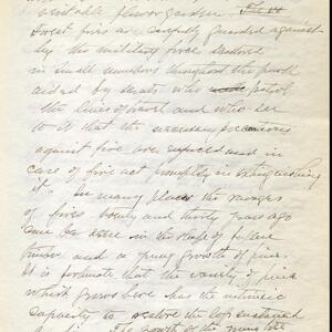 a page of handwritten text