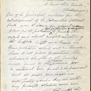 a page of handwritten text