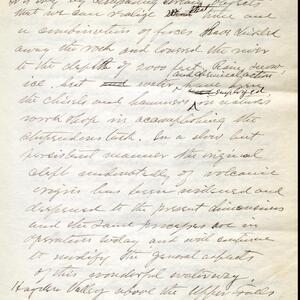 a page of handwritten text