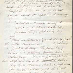 a page of handwritten text