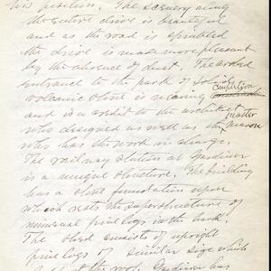 a page of handwritten text