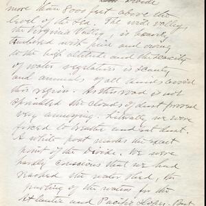 a page of handwritten text