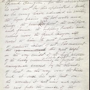 a page of handwritten text