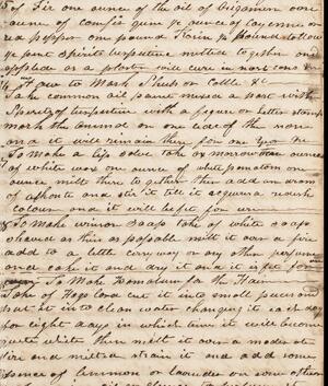 a page of handwritten text