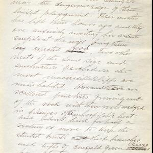 a page of handwritten text