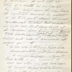 a page of handwritten text